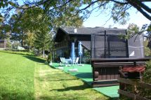 Widok na taras Pensjonatu