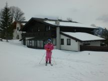 Pensjonat od strony wyciągu