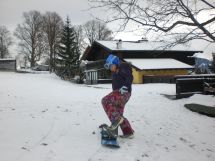 Pensjonat od strony wyciągu